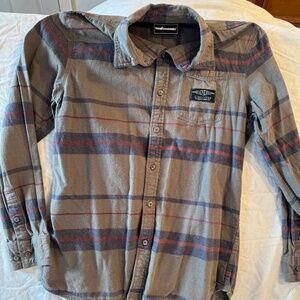 The Hundreds Mens Longsleeve Flannel